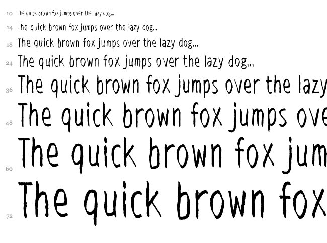 Viiden pennin operetti font waterfall